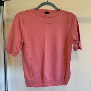 Pink Short-Sleeve Talbots Sweater
